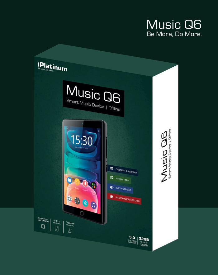iPlatinum Q6 Smart MP3 Player - 32GB — kosher MP3 player | Judaica Square Lakewood