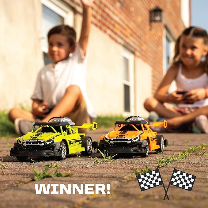 KidiRace RC Race Cars 2-Pack - 1:20 Drifting Stunt Cars with Smoke — two pack, view 2 | Judaica Square Lakewood
