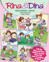 Rina and Dina 4 Pack Sticker Series #2