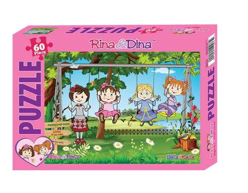 Rina and Dina Friendship Park Puzzle