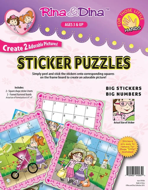 Sticker Puzzle Rina & Dina With Pinny & 
