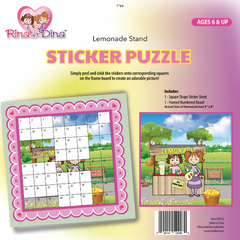 Sticker Puzzle Rina & Dina - Lemonade Stand
