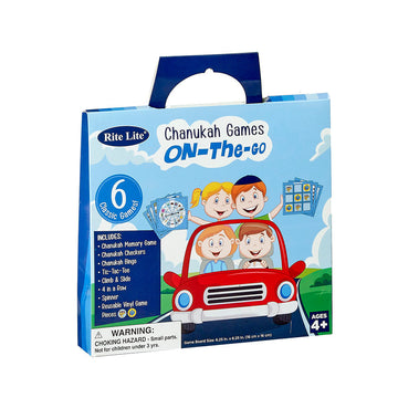 Rite Lite Chanukah Games On the Go set of 6 games with carrying case