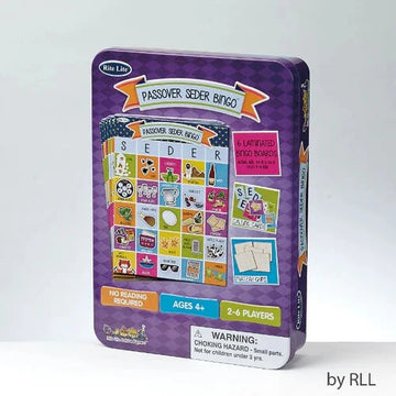 Passover Seder Bingo: 6 Laminated Bingo 