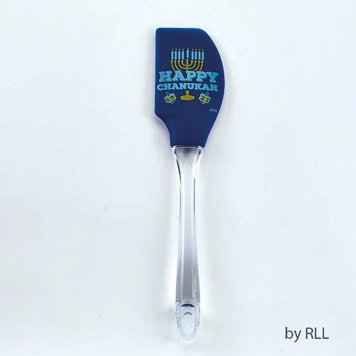 Silicone Chanukah Spatula With Clear Han