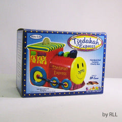 Tzedakah Express: Handpainted Ceramic Tzedakah Box