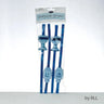 Chanukah Plastic Straws: Dreidel And Menorah Shapes (Set of 4)