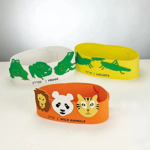 Passover "The 10 Plagues": One Headband For Each Plague