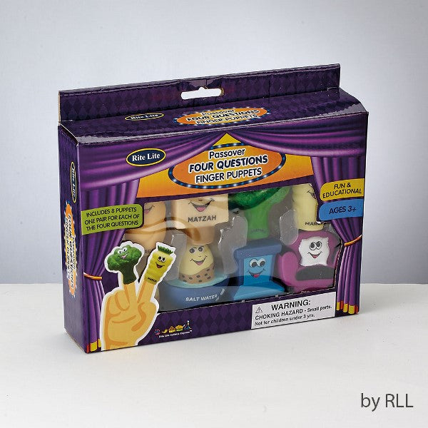 Passover Four Questions Finger Puppets