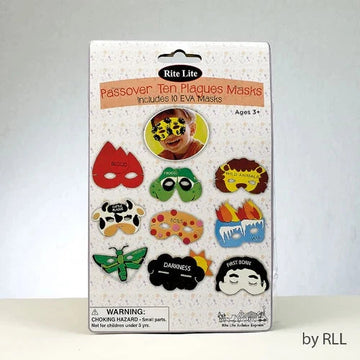Passover Ten Plagues Masks: Includes One