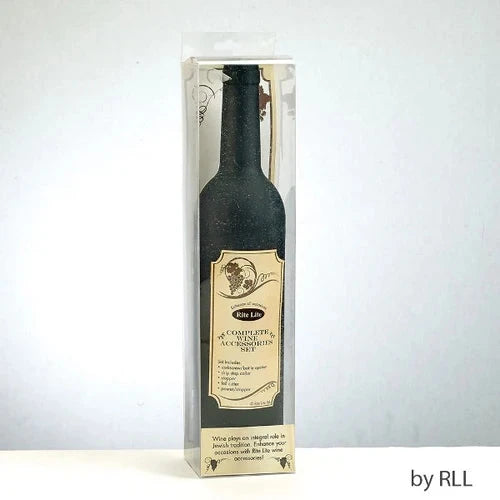 Complete Wine Accessories Set: Bottle Shaped
