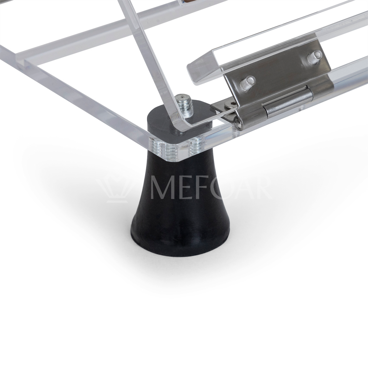 Acrylic Shtender with Leatherette Insert Style #306W - Judaica Decor view 3 | Judaica Square Lakewood