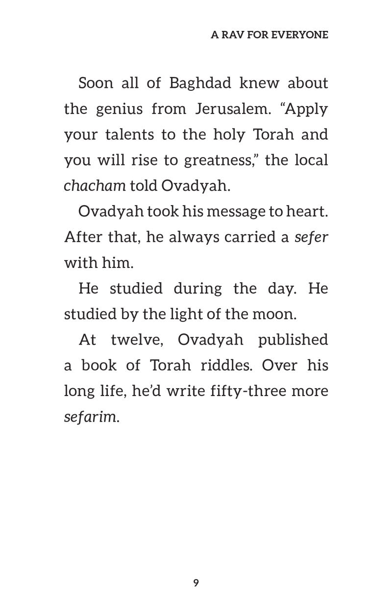 A Rav for Everyone: The Story of Rav Ovadyah Yosef — Menucha Publishers | Judaica Square Lakewood