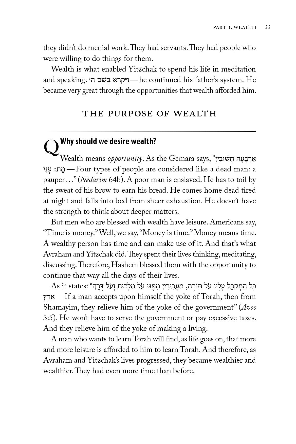 Rav Avigdor Miller on Money | Judaica Square