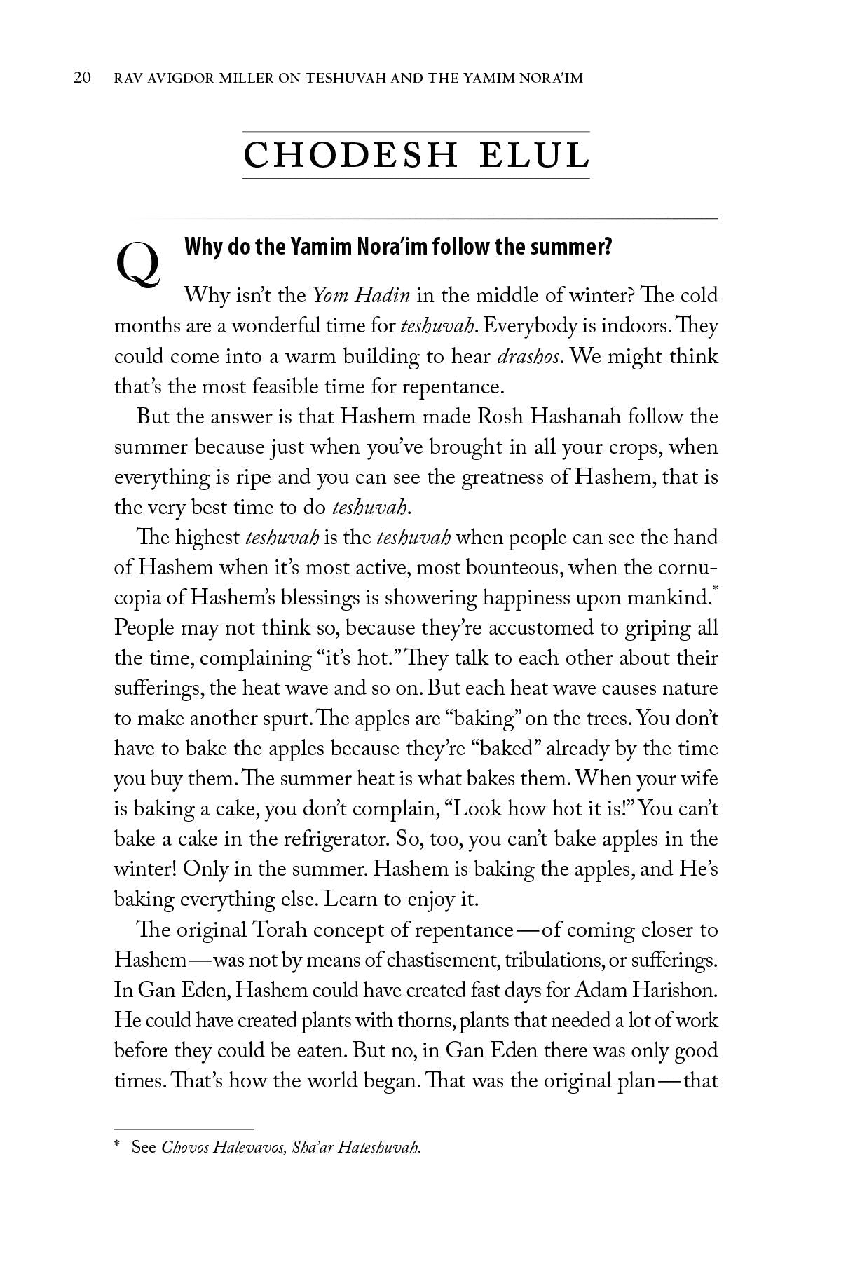 Rav Avigdor Miller on Teshuvah and the Yamim Nora'im by Rabbi Yaakov Astor — Judaica Press (image 9)
