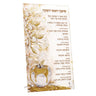 Classic Apple Lucite Simanim Card — 4.75" x 8.25"