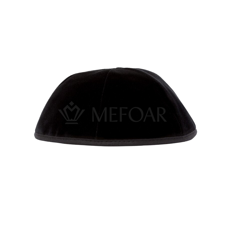 Black Super Velvet Yarmulkes / Kippahs – Set of 10