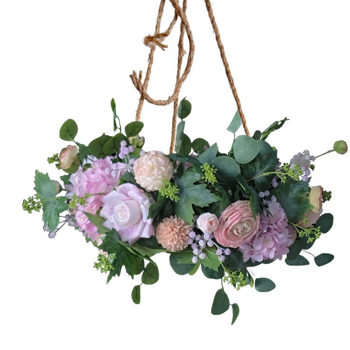 Sukka Decoration, Soft Floral Chandelier - Judaica Accessories