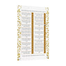 Gold Leaf Sefiras Haomer — Counter, Acrylic | Judaica Square Lakewood