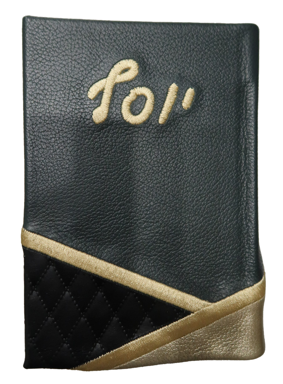 Personalization preview — Leather Bencher — Geometric & Diamond Design, Exclusive Collection