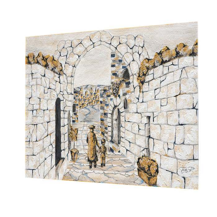 Jerusalem Arch Sukkah Decoration - PVC — Sukkos | Judaica Square Lakewood
