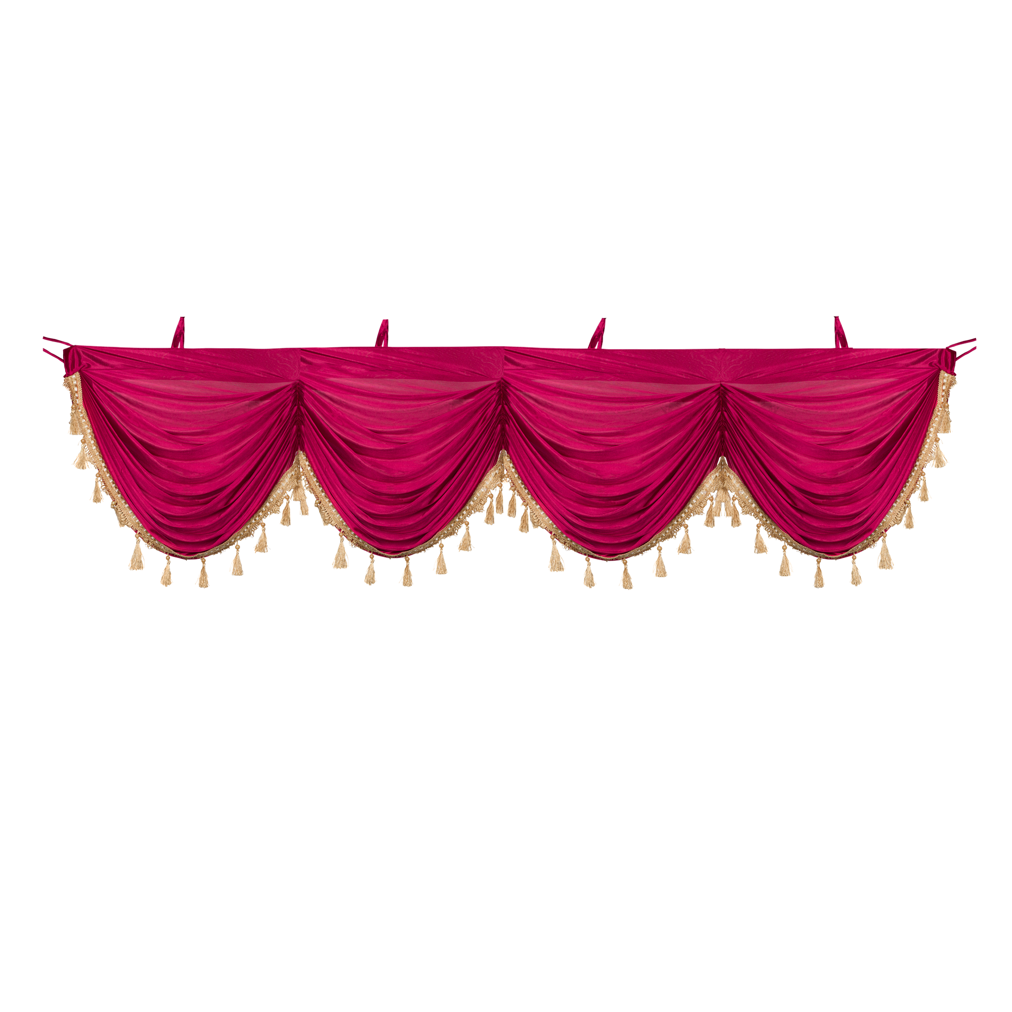 Mefoar Sukkah Curtain, Burgundy - Judaica Posters & Murals