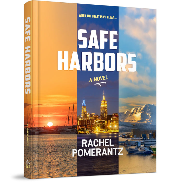 Safe Harbors front cover — Rachel Pomerantz, hardcover, published by Menucha Publishers