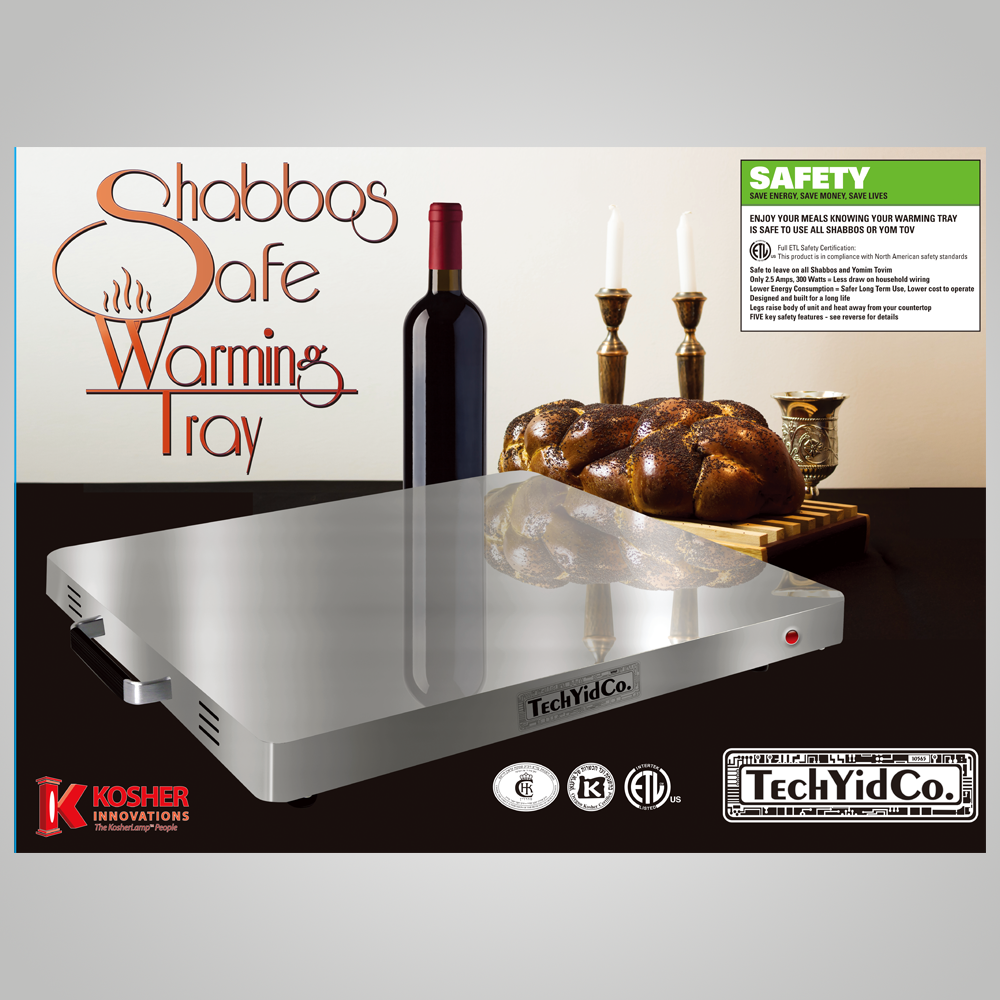 Shabbos Safe Warming Tray