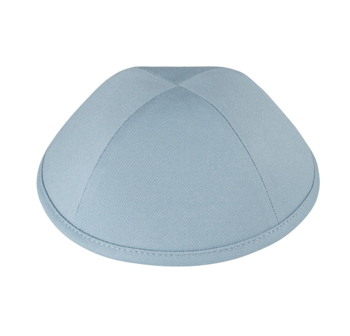 Blue Cotton Kippah for Boys - iKippah by Judaica Square