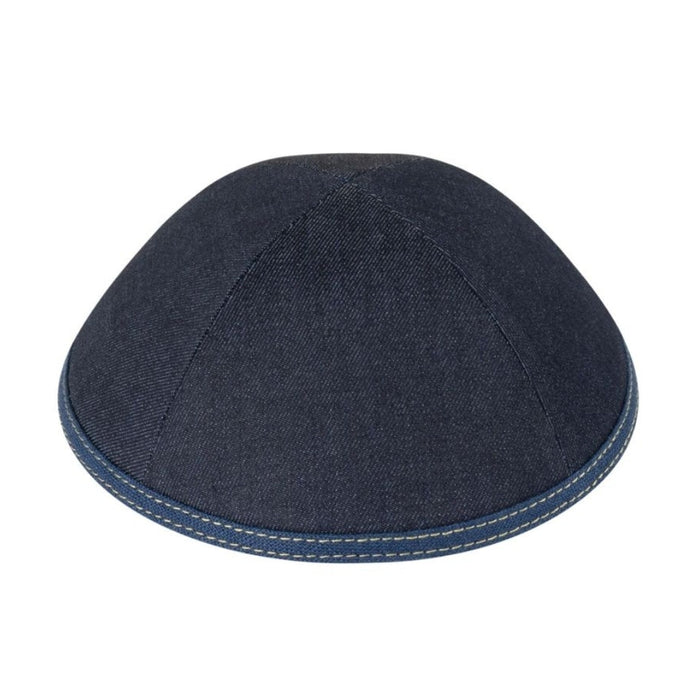 Navy Denim Kippah for Boys - iKippah by Judaica Square