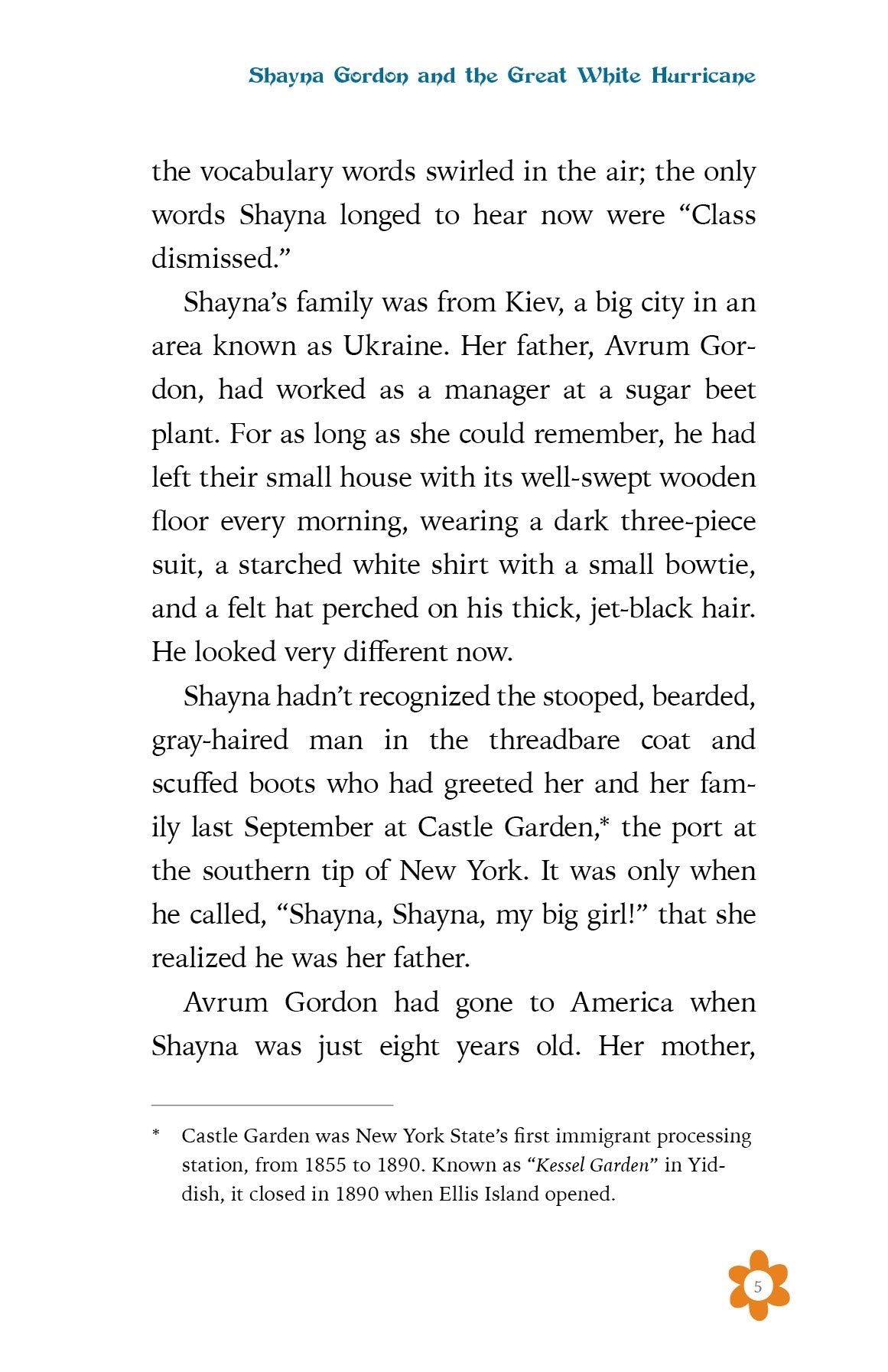 Shayna Gordon and the Great White Hurricane by Miriam Walfish — Judaica Press (image 4)