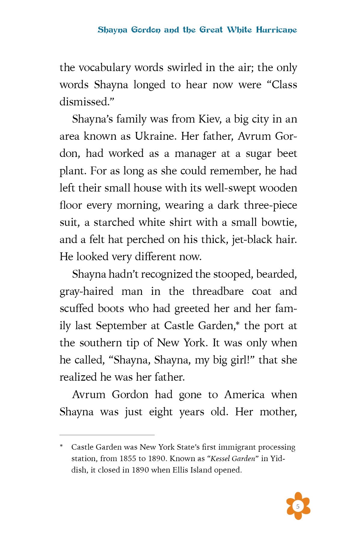 Shayna Gordon and the Great White Hurricane by Miriam Walfish — Judaica Press (image 4)