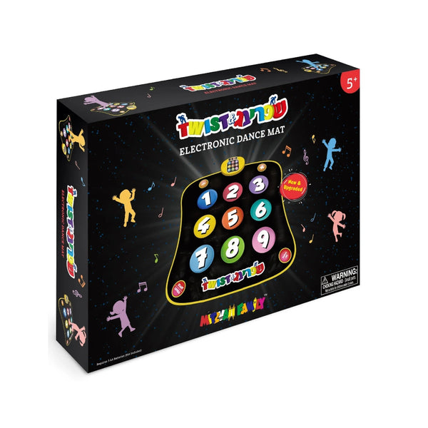 Shpring & Twist Dance Mat - Mitzvah Family Active Game, Ages 5+ — product view | Judaica Square Lakewood