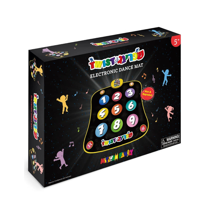 Shpring & Twist Dance Mat - Mitzvah Family Active Game, Ages 5+ — product view | Judaica Square Lakewood