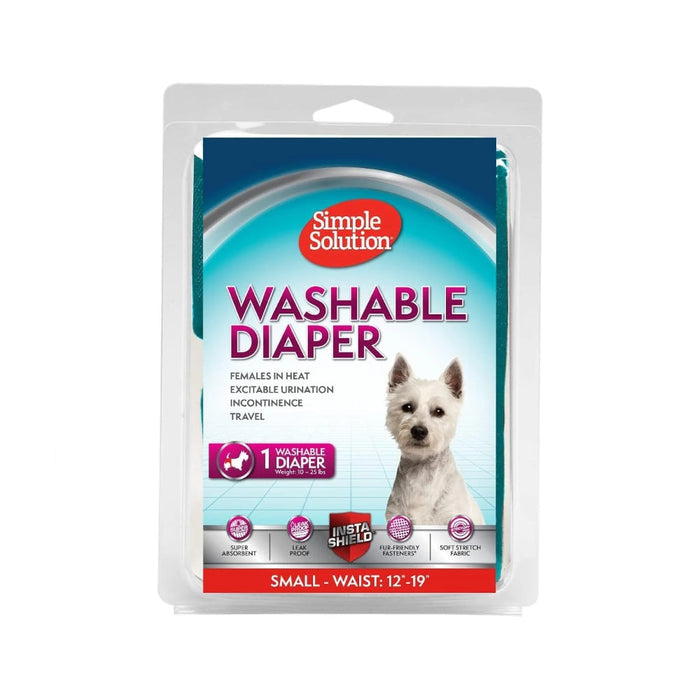 Simple Solution Washable Dog Diaper Cover-Ups, Small - 2-Pack — product view | Judaica Square Lakewood