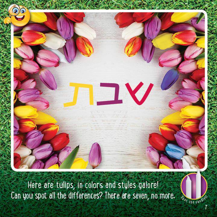 Spot the Difference - Shabbos — Judaica Press (image 7)