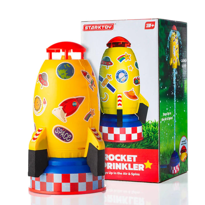 StarkToy Water Rocket Launcher Sprinkler - Outdoor Splash Toy — product view | Judaica Square Lakewood