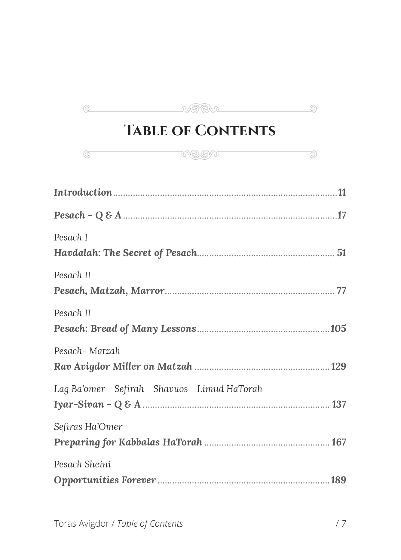 Toras Avigdor: Moadim I by Toras Avigdor — Judaica Press (image 2)