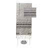 Emanuel Hand-Woven Tallit-- Gray (EM-TAT2GR)