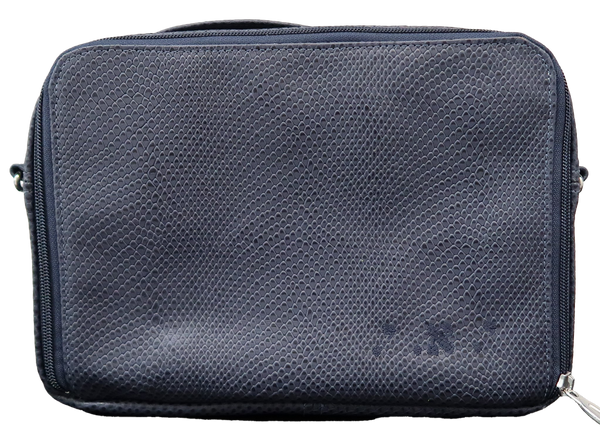 Prestige Custom Leather Tallit & Tefillin Bag — Travel & Compact Design (TB100F-NV)