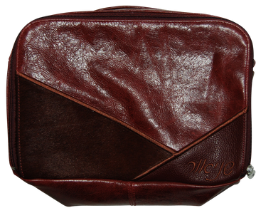 Prestige Custom Leather Tallit & Tefillin Bag — Travel & Compact Design (TB715H-BG)