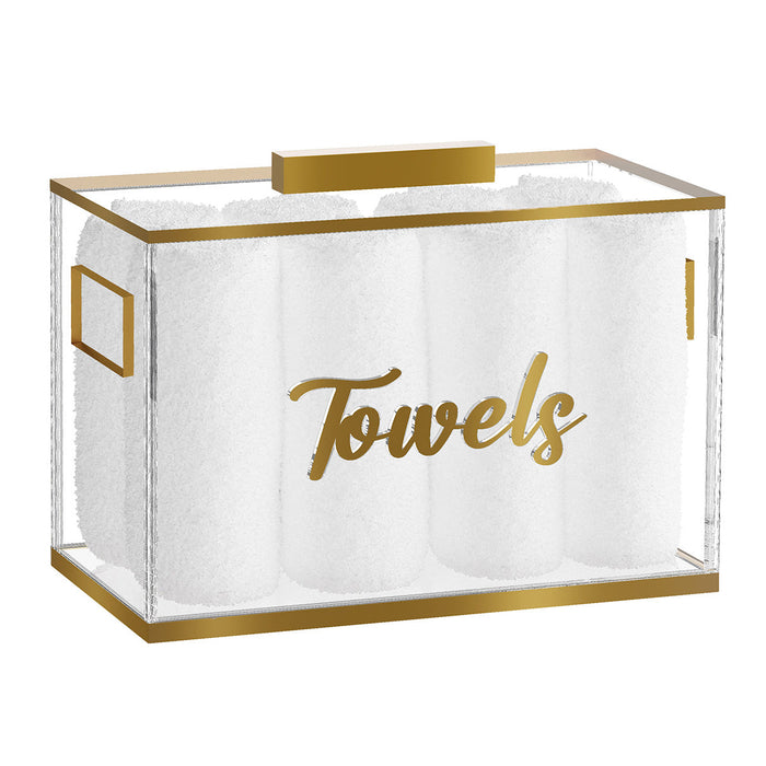 Signature Edged Towel Box | Judaica Square Lakewood