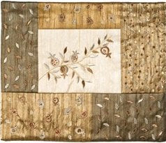 Talit Bag Patches & Embroidery Pomegranate Silver/Gold