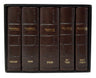 Artscroll Hebrew English Machzorim: 5 Volume Pocket Slipcased Set Kosel Design - Brown — Machzorim from Judaica Place