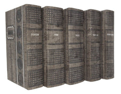 Artscroll Hebrew English Machzorim: 5 Volume Pocket Slipcased Set - Greystone