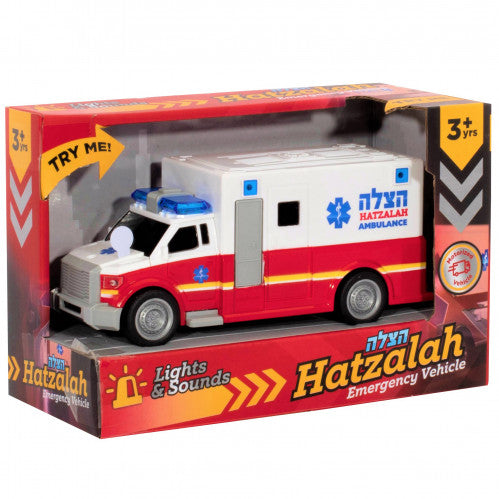 Mini Hatzulah Truck — Board Game by Chazak Kinder | Judaica Square Lakewood
