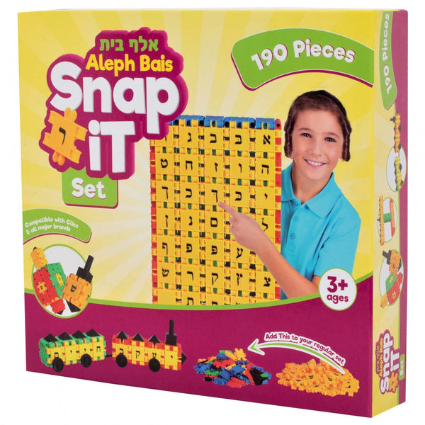 Aleph Beis Snap it Set | Judaica Square Lakewood