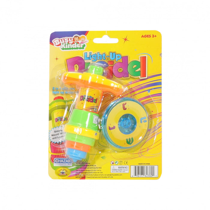 Light-Up Dreidel — BZ Kinder glowing Chanukah dreidel | Judaica Square Lakewood