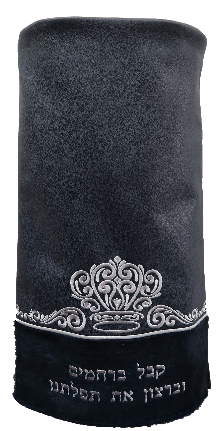 Personalization preview — Velvet Torah Mantel — Crown Design, Prestige Collection
