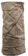 Prestige Velvet Torah Mantel — Geometric & 770 Design, Prestige Collection (TM790-CR)